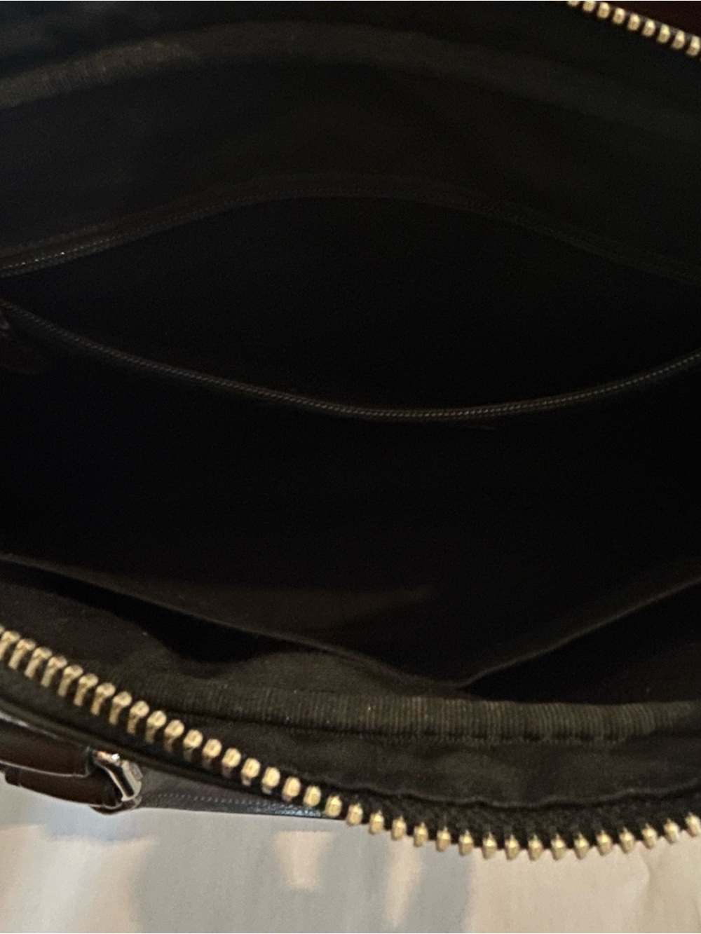 Coach Slim Brief Men's Embossed Leather Laptop Bag - Dark Brown F71798 - Picture 15 of 16